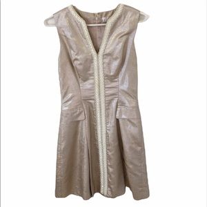 Rose Gold Shimmery Cocktail Dress 4